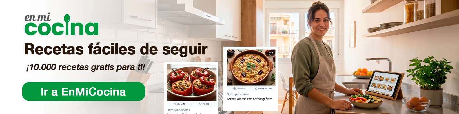 Más de 9500 recetas gratis